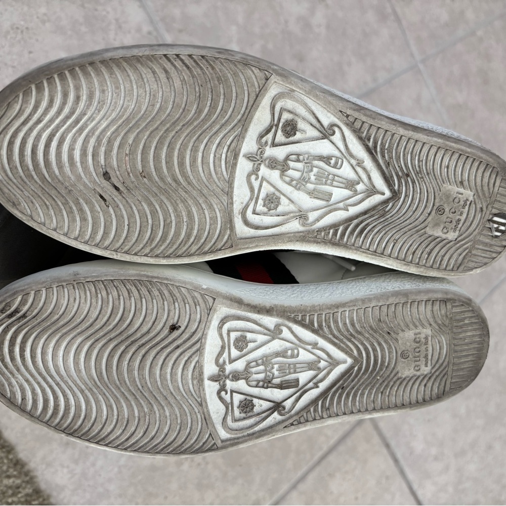 Gucci Wmns Ace Studded ‘White’ Sneakers - Picture 3 of 7